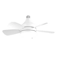 Wentylatory sufitowe - 45cm E27 wentylator sufitowy z pilotem, funkcja ściemniania w trzech kolorach cichy wentylator domowy - miniaturka - grafika 1