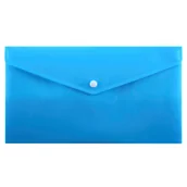 Artykuły biurowe - Penmate Koperta na zatrzask B6/DL PP-115 niebieska - miniaturka - grafika 1