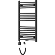 Grzejniki łazienkowe - Mexen Ares grzejnik elektryczny 900 x 500 mm, 400 W, czarny - W102-0900-500-6400-70 - miniaturka - grafika 1
