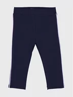 Spodnie i spodenki dla dziewczynek - Birba Trybeyond Spodnie dresowe 999 52037 00 D Granatowy Regular Fit - miniaturka - grafika 1