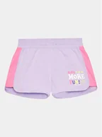 Spodenki damskie - Champion Szorty sportowe 404683 Fioletowy Regular Fit - miniaturka - grafika 1