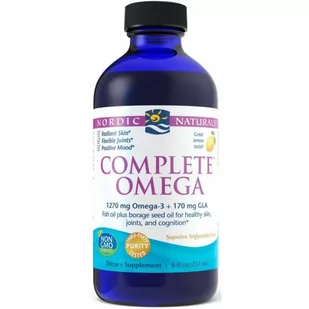 Nordic Naturals Complete Omega 1270mg Lemon - 237 Ml - Witaminy i minerały dla sportowców - miniaturka - grafika 1