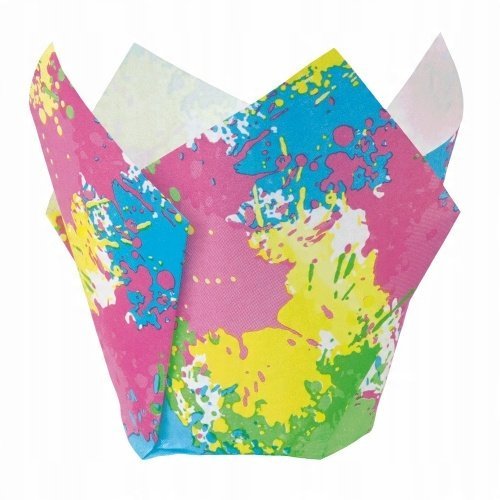 Foremki do muffinek 160x160, multicolor/24 sztuki