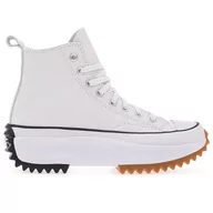 Trampki damskie - Buty Converse Run Star Hike Platform Foundational Leather A04293C - białe - miniaturka - grafika 1