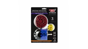 MOJE AUTO - DETAILER Zestaw szczotek do czyszczenia 3szt - Kosmetyki samochodowe - miniaturka - grafika 1