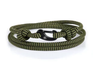 Bransoletka męska paracord z karabińczykiem Argento - Bransolety męskie - miniaturka - grafika 1