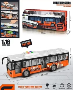 Autobus na batari z otwieranymi drzwiami - ADAR - Samochody i pojazdy dla dzieci - miniaturka - grafika 1