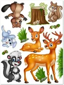 Pomoce naukowe - Leśne Zwierzęta - Jelonki - miniaturka - grafika 1