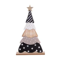 Ozdoby bożonarodzeniowe - Figurka drewniana, Choinka, 14x23x4 cm - miniaturka - grafika 1