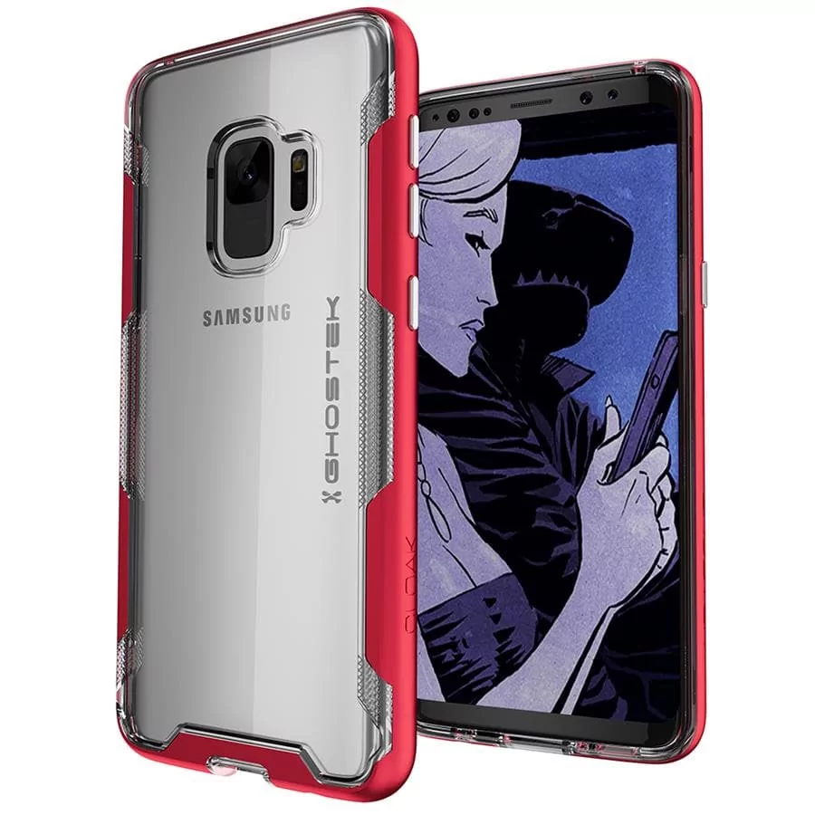GHOSTEK Etui Cloak 3 do Samssung Galaxy S9 (kolor czerwony (GH_GHOCAS908)