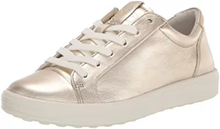 ECCO Damskie sneakersy Soft 7 W, białe złoto, rozmiar 35, czyste białe złoto, 35 EU - Sneakersy damskie - miniaturka - grafika 1
