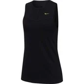 Koszulki i topy damskie - Nike damski zacięty tank top Black/Metallic Gold/Metallic Gold M - miniaturka - grafika 1