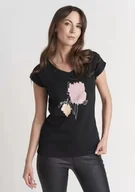 Koszulki i topy damskie - KOSZULKA GATTA T-SHIRT PRINT 01 CZA - Gatta - miniaturka - grafika 1