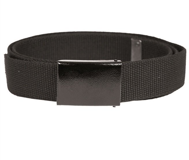 Mil-Tec Pas do Spodni Bundeswehra Tekstylny Czarny - 140