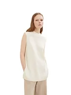 Swetry damskie - TOM TAILOR Denim Damski Sweter z dzianiny 1034475, 10338 - Soft Light Beige, XXL - miniaturka - grafika 1