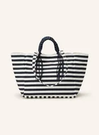 Torebki damskie - Marc Cain Torba Shopper blau - miniaturka - grafika 1