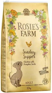 Rosie's Farm  Rosie's Farm, 1 kg - Kurczak, bataty i pestki dyni - Sucha karma dla psów - miniaturka - grafika 1