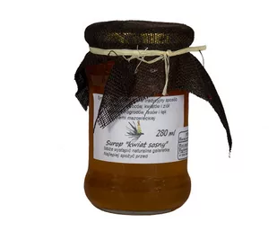 SYROP Z PĄKÓW SOSNY 280 ml bez konserwantów 4 szt. - Syropy i koncentraty owocowe - miniaturka - grafika 1