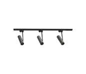 Lampy sufitowe - Zuma Line 3556 - Lampa sufitowa w systemie szynowym LISA 3xGU10/35W/230V czarna - miniaturka - grafika 1