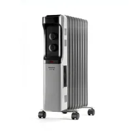 Ogrzewanie przenośne - Grzejnik olejowy (9 żeberek) Taurus NEW DAKAR 2000 W Szary - miniaturka - grafika 1