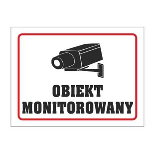 Naklejka 150X200 Obiekt Monitorowany - Przybory szkolne - miniaturka - grafika 1