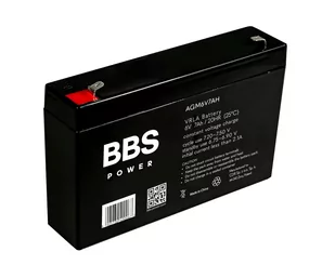 BBS Power Akumulator VRLA AGM 6V 7Ah - Baterie do zasilaczy awaryjnych UPS - miniaturka - grafika 1