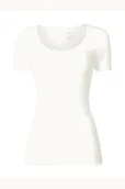 Koszulki i topy damskie - T-shirt o kroju personal fit z mieszanki bawełny i elastanu - Schiesser - miniaturka - grafika 1