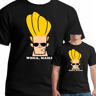 Koszulka Johny Bravo Cartoon Xl 3049 Czarna - Koszulki męskie - miniaturka - grafika 1