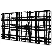 Podkładki na biurko - Podkładka mata ochrona biurka Wzór w kratę 90x45cm - miniaturka - grafika 1