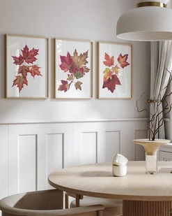 Zestaw trzech jesiennych plakatów - Obrazy i zdjęcia Zestaw trzech jesiennych plakatów - Obrazy i zdjęcia - miniaturka - grafika 1