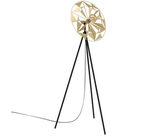 Lampa stojąca Castanuelo, czarna/złota - Lampy stojące - miniaturka - grafika 5