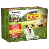 Mokra karma dla kotów - PURINA Friskies Karma dla psów w sosie 12x85g - miniaturka - grafika 1