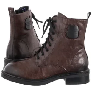 Botki Brązowe K7180-02/00-7 (MA1442-b) Maciejka - Botki damskie - miniaturka - grafika 1