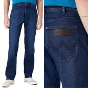 Spodnie męskie - Wrangler FRONTIER RELAXED Launch Pad CIEMNY DżINS LUŹNY KRÓJ W34 L32 - miniaturka - grafika 1