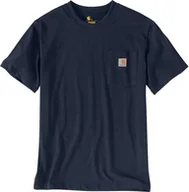 Koszulki męskie - Carhartt Koszulka Carhartt Workwear Pocket S/S Navy - miniaturka - grafika 1