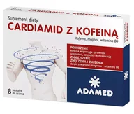 Witaminy i minerały - Adamed Cardiamid z kofeiną 8 szt. - miniaturka - grafika 1