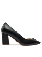 Czółenka - Guess Czółenka Varlay2 FLTVR2 LEA08 Czarny - miniaturka - grafika 1