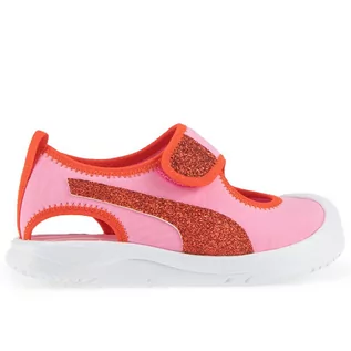 Sandały damskie - Buty Puma Aquacat Glitz Inf 385757-01 - różowe - grafika 1