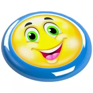 Zabawki i gry sportowe - Frisbee z wzorem emoji - 23 cm, różne - miniaturka - grafika 1