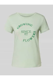 T-shirt o kroju regular fit z czystej bawełny - Tom Tailor Denim - Koszulki i topy damskie - miniaturka - grafika 1