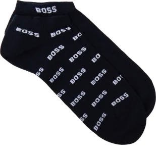BOSS Skarpety/stopki 2-pack AS Allover Col - Skarpetki męskie - miniaturka - grafika 1