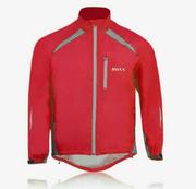Kurtki męskie - Męska kurtka do biegania Roxx Cycling Waterproof Jacket | RED High Visible M - miniaturka - grafika 1
