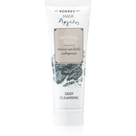 Maseczki do twarzy - Korres Mask & Scrub Natural Clay maseczka głęboko oczyszczająca 18 ml - miniaturka - grafika 1
