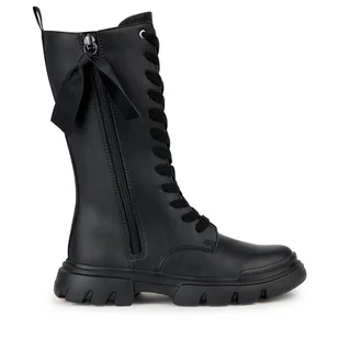 Trapery Geox J Junette Girl J36HVC 000BC C9999 S Czarny - Buty dla dziewczynek - miniaturka - grafika 1