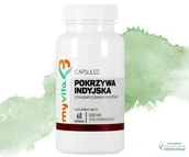 Odchudzanie i oczyszczanie - POKRZYWA INDYJSKA standaryzowany ekstrakt 10% forskoliny MyVita 60 sztuk - miniaturka - grafika 1