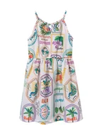 Sukienki i spódniczki dla dziewczynek - Mayoral Sukienka letnia 6986 Kolorowy Regular Fit - miniaturka - grafika 1