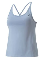 Koszulki sportowe damskie - Puma Top sportowy "Studio Ultrabare" w kolorze błękitnym - miniaturka - grafika 1
