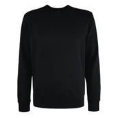 Bluzy męskie - Bluza męska dresowa North Sails Round Neck gładka czarna bawełniana-S - miniaturka - grafika 1