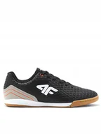 Buty sportowe męskie - 4F Buty halowe 4FWSS24FSPOU076 Czarny - miniaturka - grafika 1