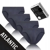 Majtki męskie - SLIPY MĘSKIE bambusowe 4pack majtki nieuciskające Atlantic *XL - miniaturka - grafika 1